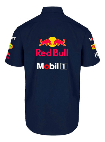 Camisa Retro Stu Esc.red Bull F1*hombre
