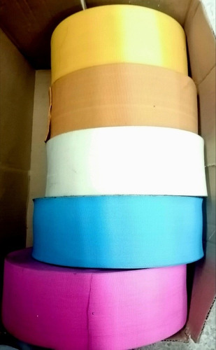 Elastica 8cm.. . En Colores Por Rollo.