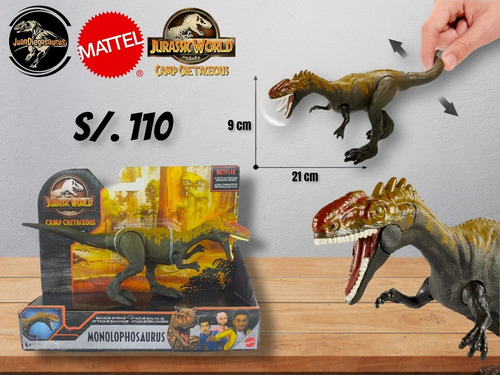 Imagen 2 de 2 de Monolophosaurus - Jurassic World Camp Cretácico
