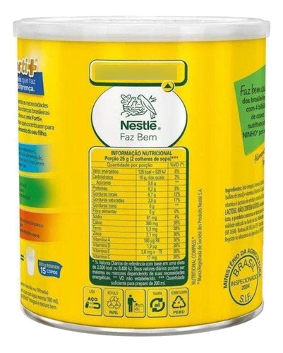 Leite Ninho Instantâneo Integral Em Lata