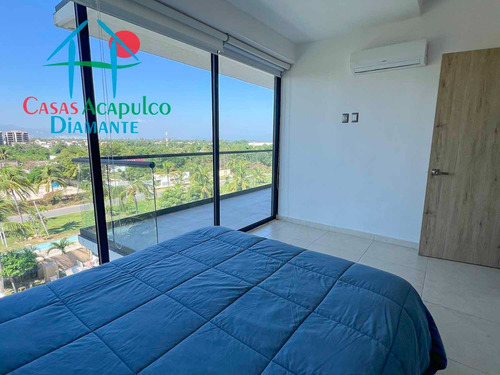 Cad Altamar Victory 402. ¡confort Y Estilo En Acapulco Diamante! Departamento Con Terraza Y Vista A Las Áreas Comunes