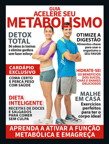 Guia acelere seu metabolismo: Aprenda a ativar a função metabólica e emagreça, de On Line a. Editora IBC - Instituto Brasileiro de Cultura Ltda, capa mole em português, 2018