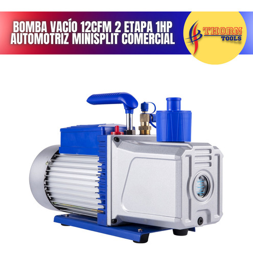 Bomba Vacío 12cfm 2 Etapa 1hp Automotriz Minisplit Comercial