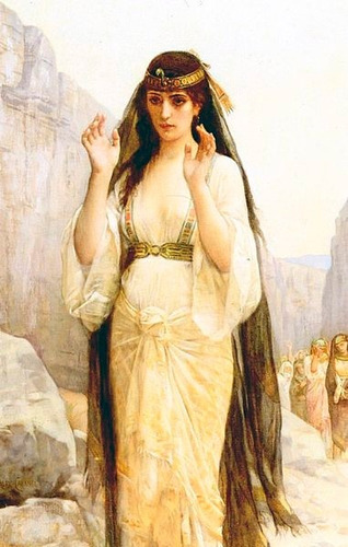 Lienzo Tela, La Hija De Jefté Alexandre Cabanel, 70x110cm