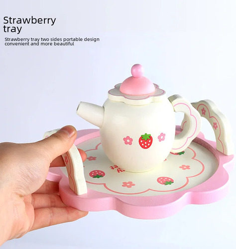 Wd Juego De Juguetes De Cocina De Madera De Color Blanco