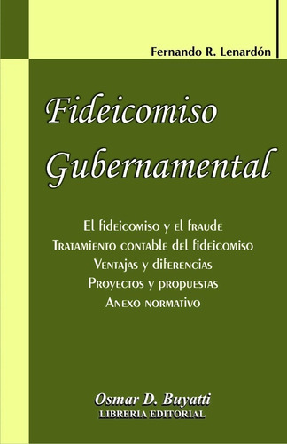 Libro Fideicomiso Gubernamental