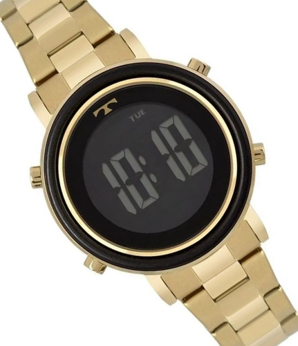 Relogio Technos Digital Dourado Bj3059ac/4p