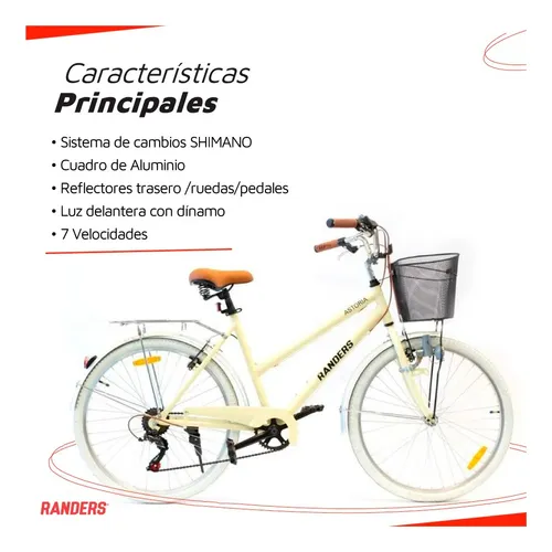 Bicicleta de paseo outlet mujer aluminio