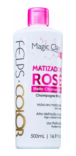 Felps Color Matizador Rose Efeito Champagne 500ml + Brinde