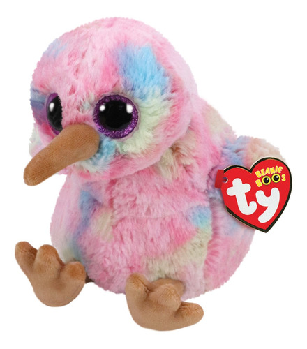 Peluche Beannie Boss Pájaro Kiwi Ty 15cm