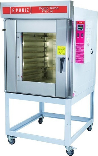 Forno Turbo Elétrico 8 Esteiras 240 Pães Fte240 G Paniz