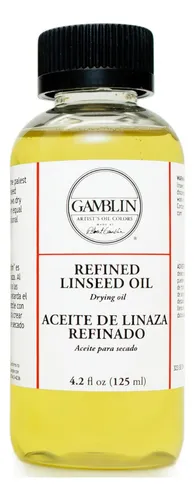 Aceite De Linaza Refinado Para Óleo Gamblin 125ml