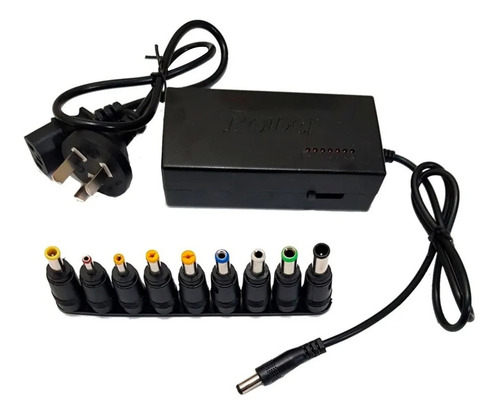 Imagen 1 de 4 de Cargador Universal Notebook- 9 Puntas/12-24v/120w