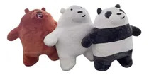 Comprar Peluches Osos Escandalosos Panda Pardo Polar 23cm Pack X3