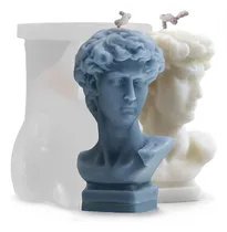 Comprar Molde De Silicona Busto Romano Resina, Yeso, Velas, Jabones