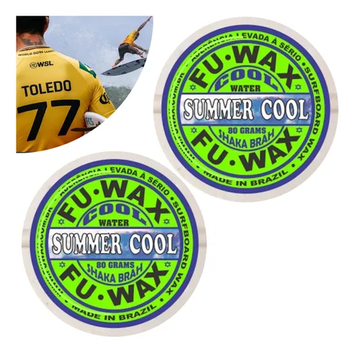 Parafina Fu Wax Summer Cool guas Amenas 17 A 22 Graus MercadoLivre