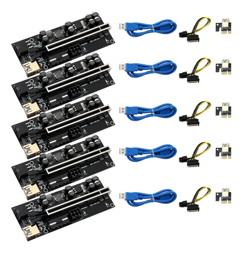 Gráfico Pci-e De 1x A 16x Usb3.0 De La Versión Mejorada De 5