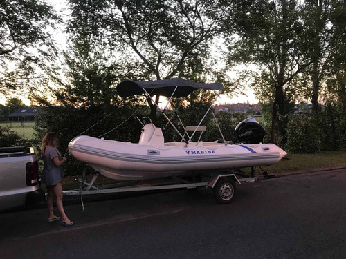 Semirigido 4.75 Mt Con Motor Tohatsu 4t 50hp 2020