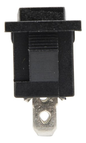 4 Llave Tecla On-off-on Kcd1 Rocker 6a Negra 3-pin 20mm