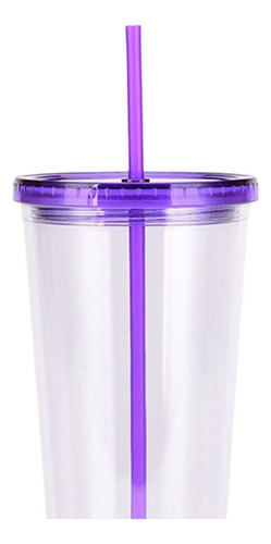 Vaso De Plástico Transparente, Vaso De Café Sin, Violeta