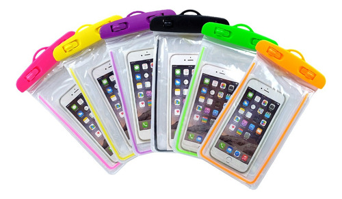 50 Fundas Contra Agua Sumergible Protector Universal Celular