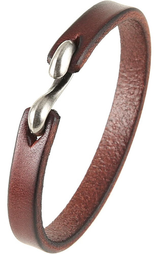 Pulsera De Cuero Hzman Hecha A Mano, Estilo Steampunk Switch