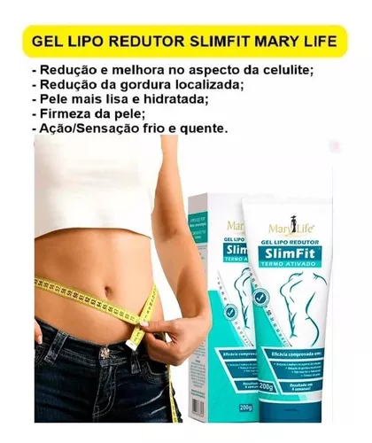 Gel Emagrecedor Lipo Redutor Queima Gordura Slimfit Marylife