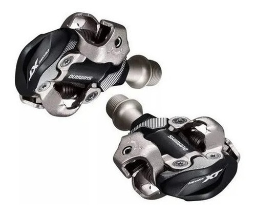 Pedal Shimano Xt M8100 Clip Mtb Preto + Tacos