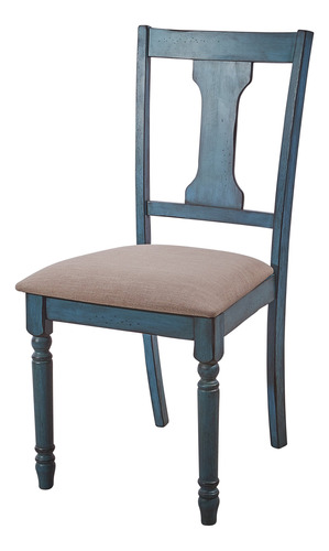 Powell Furniture Willow, Verde Azulado, Juego De 2 Sillas A.