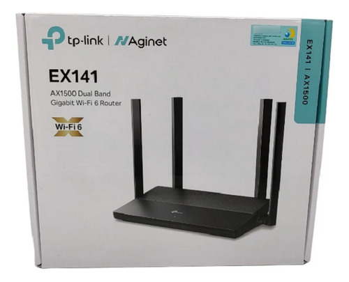 Router Tp-link Gigabit Doble Banda Ex141 Ax1500 Wifi 6