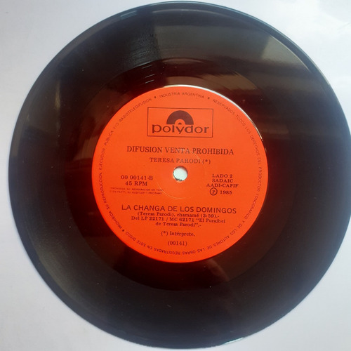 Vinilo Simple - Teresa Parodi (maria Pilar) (Usado)