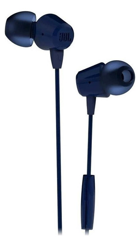 Audífonos In-ear Jbl C50hi Azul / Manos Libres / Bass Sound