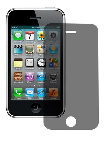 Laminas Protectoras Pantalla Antiespia iPhone 3g 3gs 