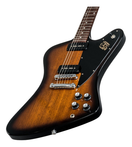 Guitarra eléctrica Gibson Firebird Studio de caoba 2018 vintage sunburst brillante con diapasón de granadillo torrefactado