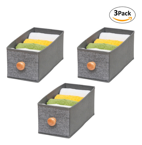 Pack 3 Cajitas Organizadoras Plegables Closet Ropa Varios