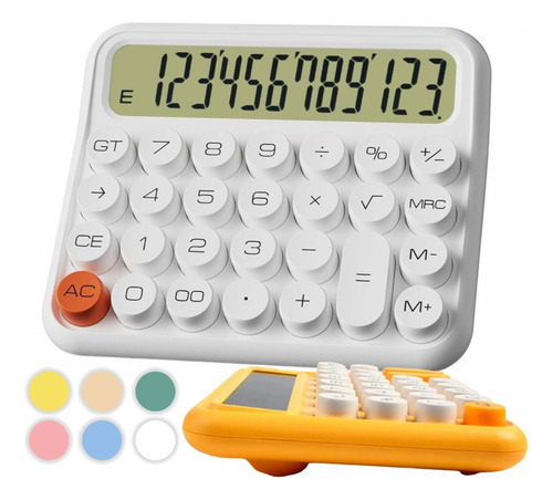 Calculadora Com Teclado Mecânico Com Visor Grande Resistente