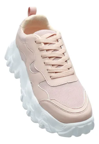 Tenis via marte chunky cheap rosa