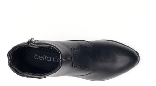 Bota Texana Negra Mujer Beira Rio