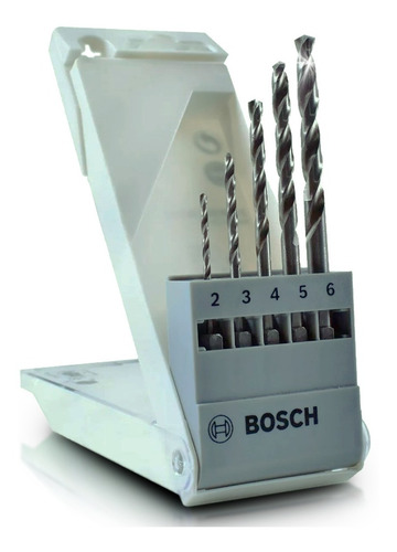 Set De 5 Mechas Bosch Para Metal Encastre Hexagonal 1/4