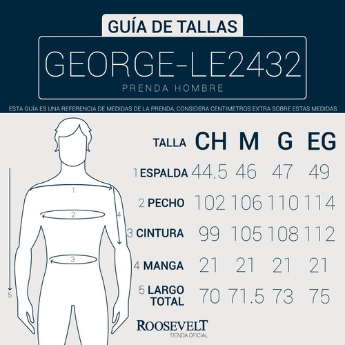 Playera Casual Cuello Con Cierre Hombre Roosevelt C370