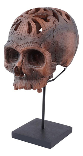 Estatua Cráneo Humano Tallado Cabeza Esqueleto