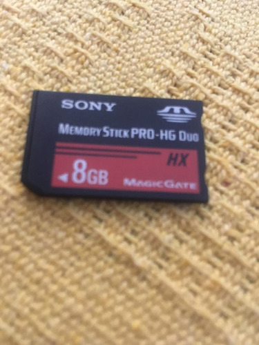 Cartão De Memoria Memory Stick Pro-hg Duo 8gb Sony Original