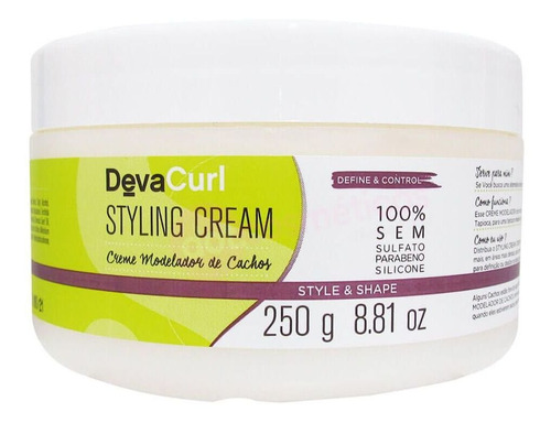 Deva Curl Styling Cream 250g