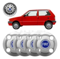 Comprar Juego Tapas Centrales Fiat R13 14 15 Para Ruedas De Fierro