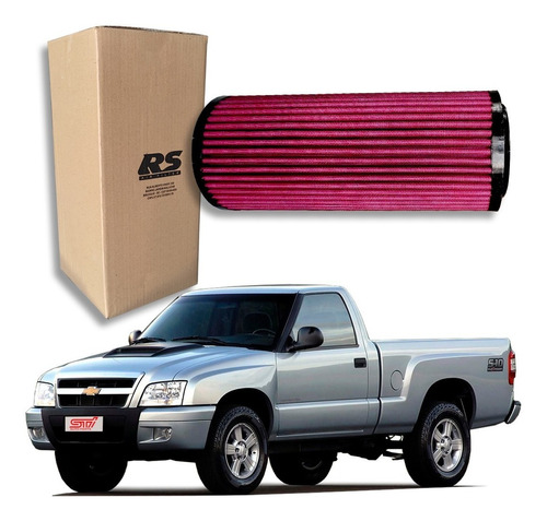 Filtro Esportivo Lavável S10 2.8 12v Turbo Diesel 2008 Rs