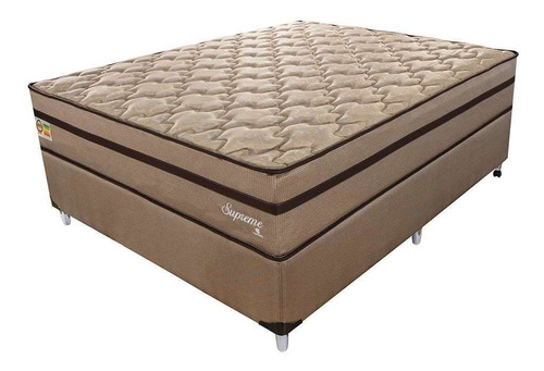 Cama Box Com Colchão Casal Supreme Mola Ensacada (72x138x...