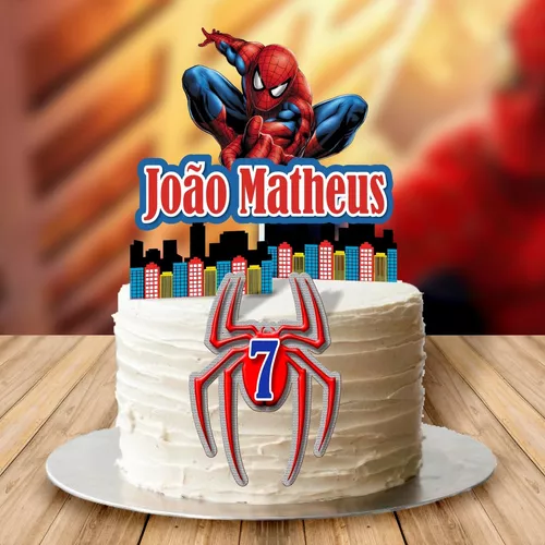 Topo de bolo de aniversário personalizado para homens, decoração