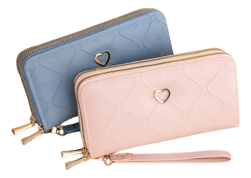 // Cartera Larga Con Cremallera Para Mujer, Moda Japonesa