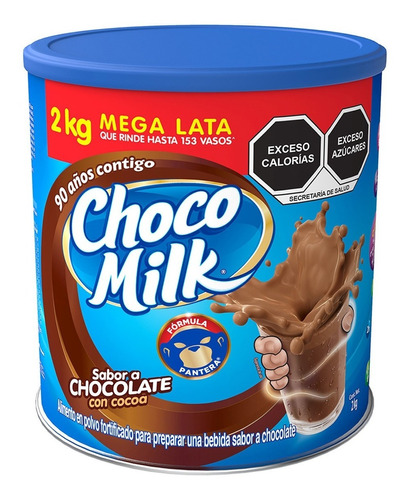 Chocolate En Polvo Choco Milk 2 Latas Con 2 Kg C/u