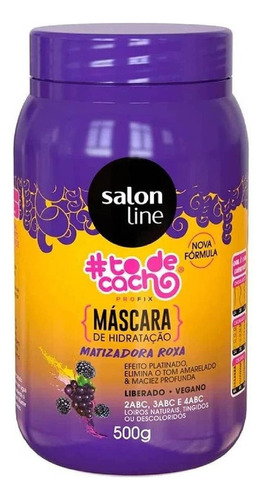 Máscara Matizadora Creme Salon Line To de Cacho Pote 500g